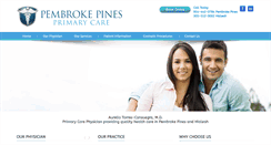 Desktop Screenshot of pembrokepinesprimarycare.com